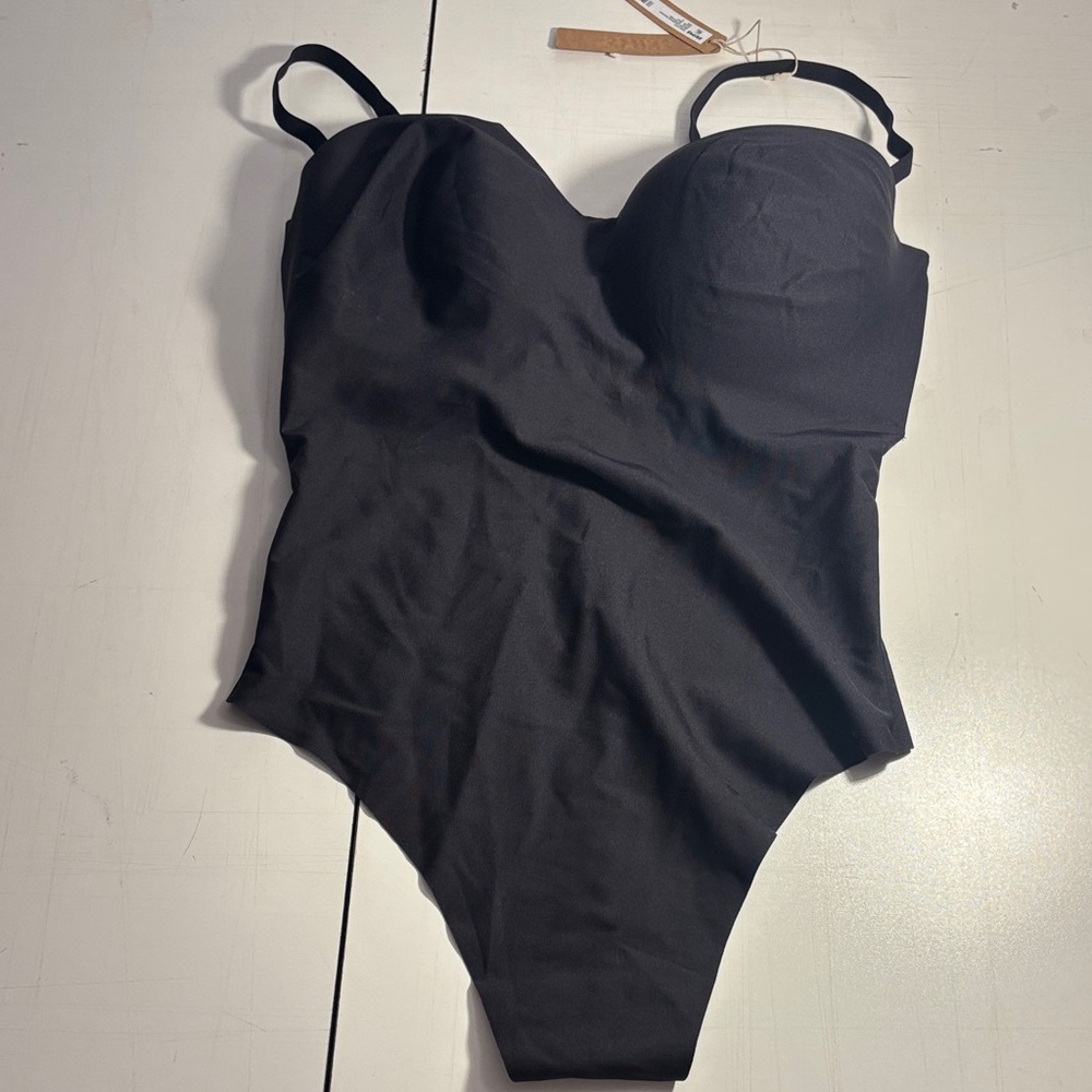 SKIMS Black Bodysuit